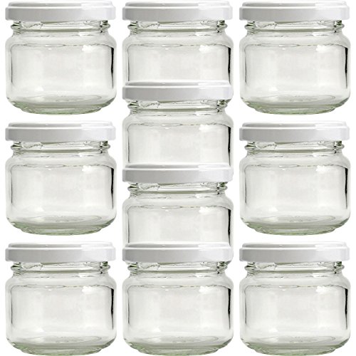 Amazon｜ジャム瓶 J90ST 90ml -10本セット- (（ふた）白53RTS-D